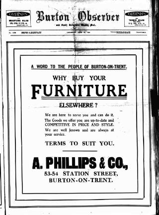 cover page of Burton Observer and Chronicle published on June 18, 1931