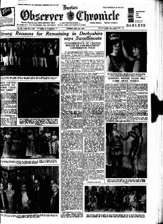 cover page of Burton Observer and Chronicle published on May 2, 1963