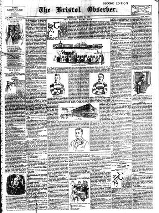 cover page of Bristol Observer published on March 19, 1898