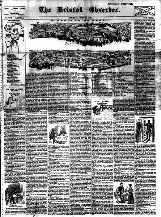 cover page of Bristol Observer published on June 18, 1898