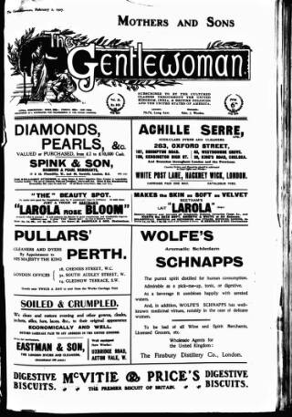 cover page of Gentlewoman published on February 2, 1907