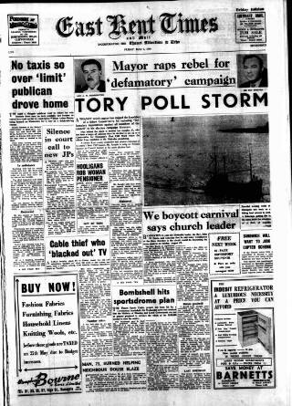 cover page of East Kent Times and Mail published on May 2, 1969