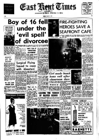 cover page of East Kent Times and Mail published on May 4, 1973