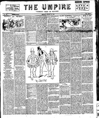 cover page of Empire News & The Umpire published on March 19, 1899