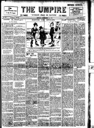 cover page of Empire News & The Umpire published on November 2, 1902