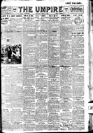 cover page of Empire News & The Umpire published on May 2, 1909