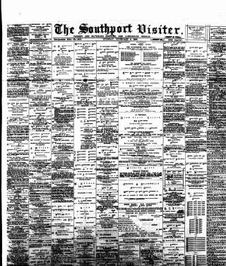 cover page of Southport Visiter published on February 2, 1892