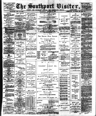 cover page of Southport Visiter published on August 2, 1894