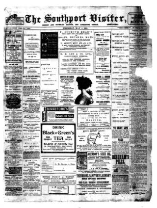 cover page of Southport Visiter published on May 4, 1911