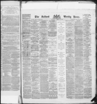 cover page of Salford Weekly News published on April 24, 1875