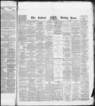 cover page of Salford Weekly News published on June 12, 1875