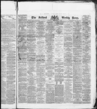 cover page of Salford Weekly News published on September 11, 1875