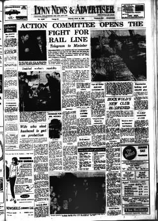 cover page of Lynn Advertiser published on June 18, 1965