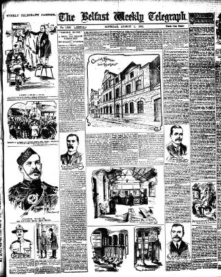 cover page of Belfast Weekly Telegraph published on August 2, 1902