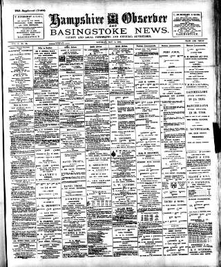 cover page of Hampshire Observer and Basingstoke News published on May 2, 1903