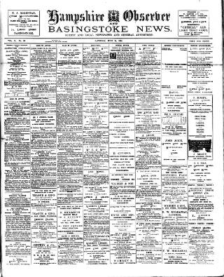 cover page of Hampshire Observer and Basingstoke News published on June 18, 1904
