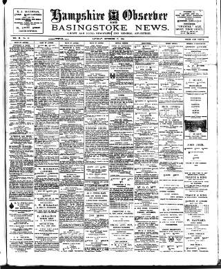 cover page of Hampshire Observer and Basingstoke News published on September 17, 1904