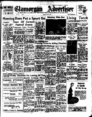 cover page of Glamorgan Advertiser published on May 4, 1951