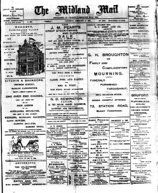 cover page of Midland Mail published on February 2, 1901
