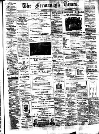 cover page of Fermanagh Times published on June 18, 1896