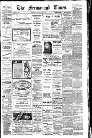cover page of Fermanagh Times published on May 2, 1901