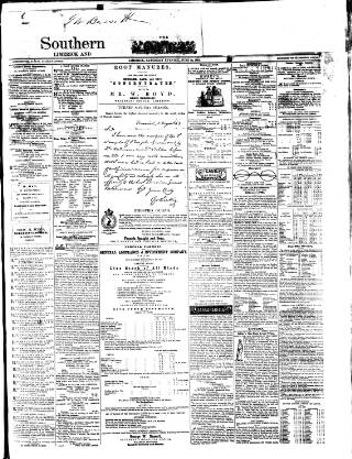 cover page of Bassett's Chronicle published on June 18, 1864
