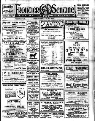cover page of Frontier Sentinel published on May 4, 1946