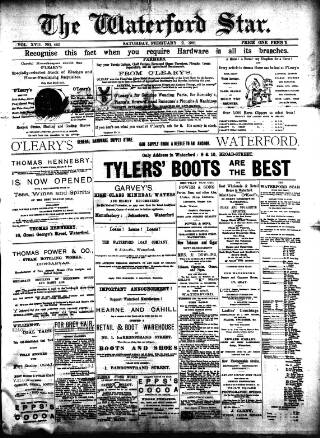 cover page of Waterford Star published on February 2, 1901