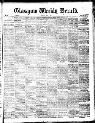 cover page of Glasgow Weekly Herald published on May 2, 1885