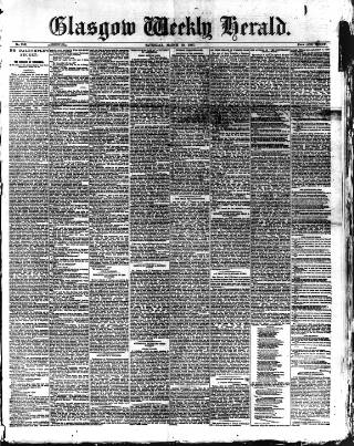 cover page of Glasgow Weekly Herald published on March 19, 1887