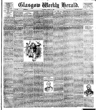 cover page of Glasgow Weekly Herald published on March 19, 1892