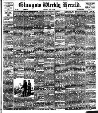 cover page of Glasgow Weekly Herald published on June 18, 1892