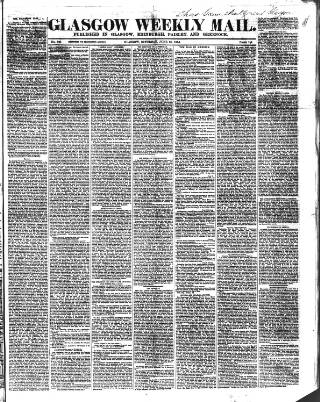 cover page of Glasgow Weekly Mail published on June 18, 1864