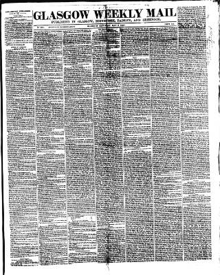 cover page of Glasgow Weekly Mail published on May 4, 1867