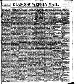 cover page of Glasgow Weekly Mail published on May 2, 1891