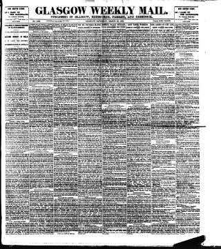 cover page of Glasgow Weekly Mail published on March 19, 1892