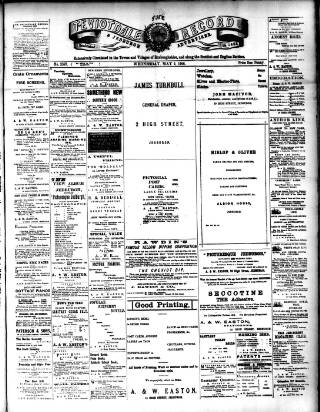 cover page of Teviotdale Record and Jedburgh Advertiser published on May 2, 1906