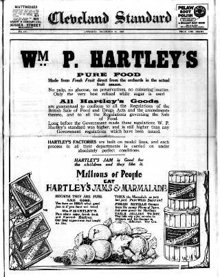 cover page of Cleveland Standard published on December 14, 1929