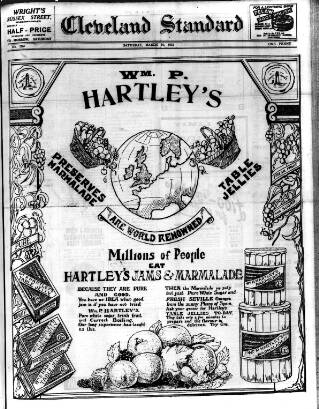 cover page of Cleveland Standard published on March 19, 1932