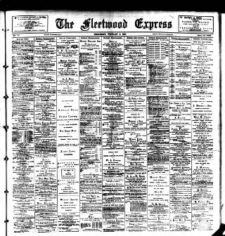 cover page of Fleetwood Express published on February 2, 1898