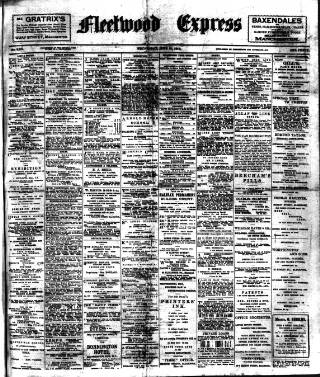 cover page of Fleetwood Express published on June 18, 1913