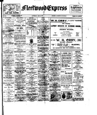 cover page of Fleetwood Express published on May 4, 1918