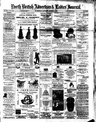 cover page of North British Advertiser & Ladies' Journal published on August 2, 1890