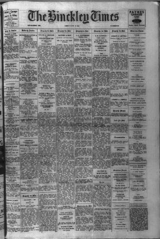 cover page of Hinckley Times published on June 18, 1965
