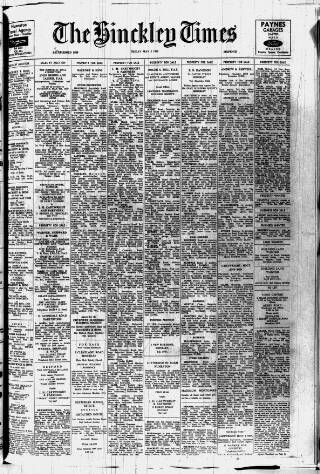 cover page of Hinckley Times published on May 2, 1969