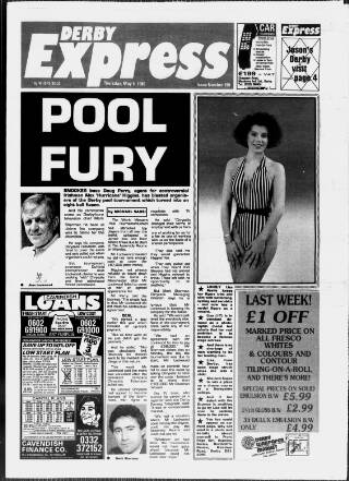 cover page of Derby Express published on May 4, 1989