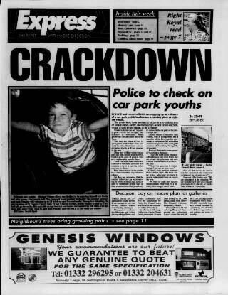 cover page of Derby Express published on September 17, 1998