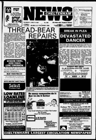 cover page of Cheltenham News published on June 18, 1987