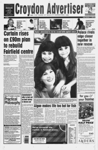 cover page of Croydon Advertiser and East Surrey Reporter published on September 17, 1999