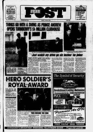 cover page of Ayrshire Post published on June 18, 1993